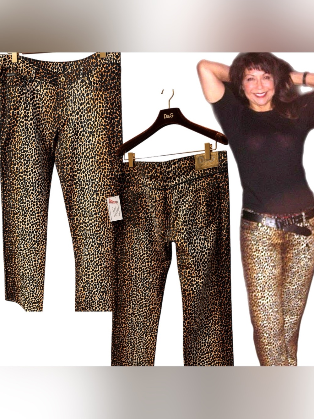 D&G Dolce & Gabbana Leopard-Print Pants